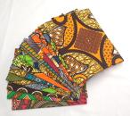 Stoffpaket SURPRISE mit afrikanischen Stoffen - Wax Print, Kente & Osikani Stoffe (1kg Stoff = 6 Meter Stoff)
